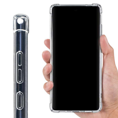 Black Marble Galaxy S20 FE Clear Case